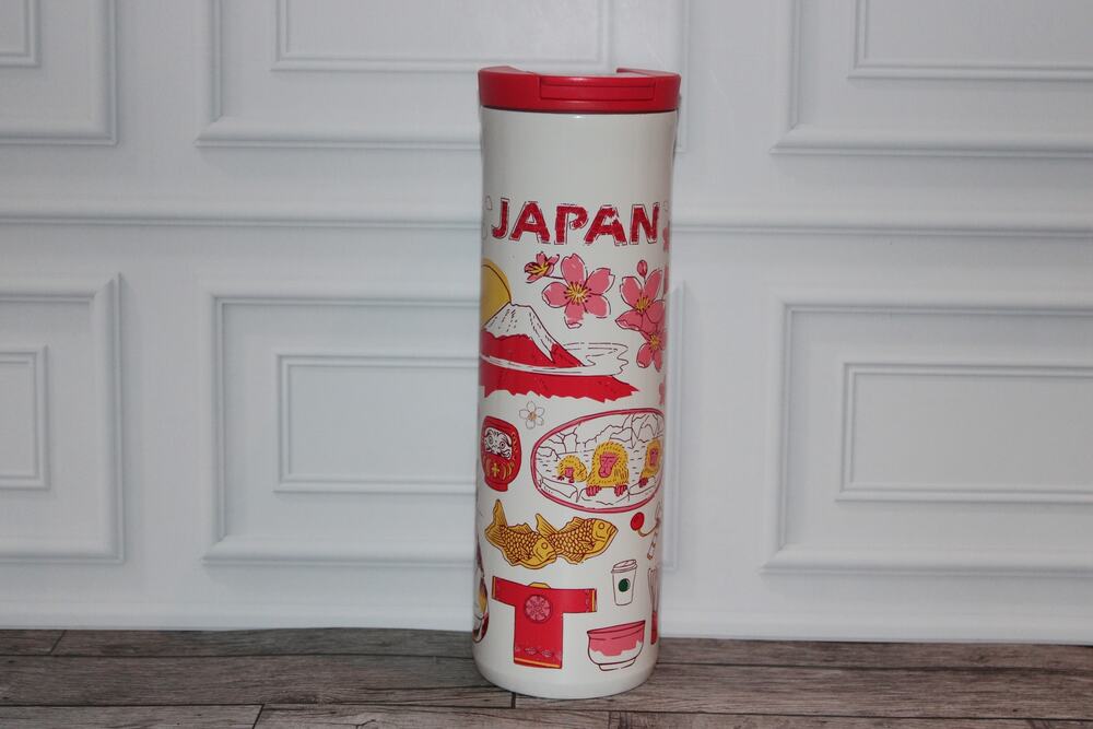 Starbucks Japan Been There Series 16 oz Travel Tumbler w/ Lid Sakura